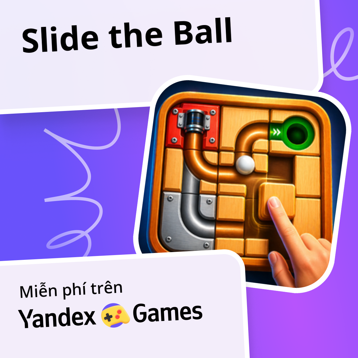 Slide the Ball - chơi trực tuyến miễn phí trên Yandex Games