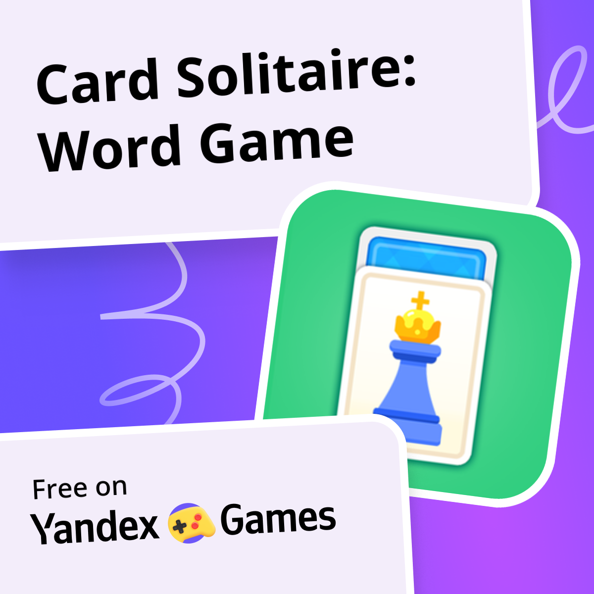 Card Solitaire: Word Game - play online for free on Yandex Games