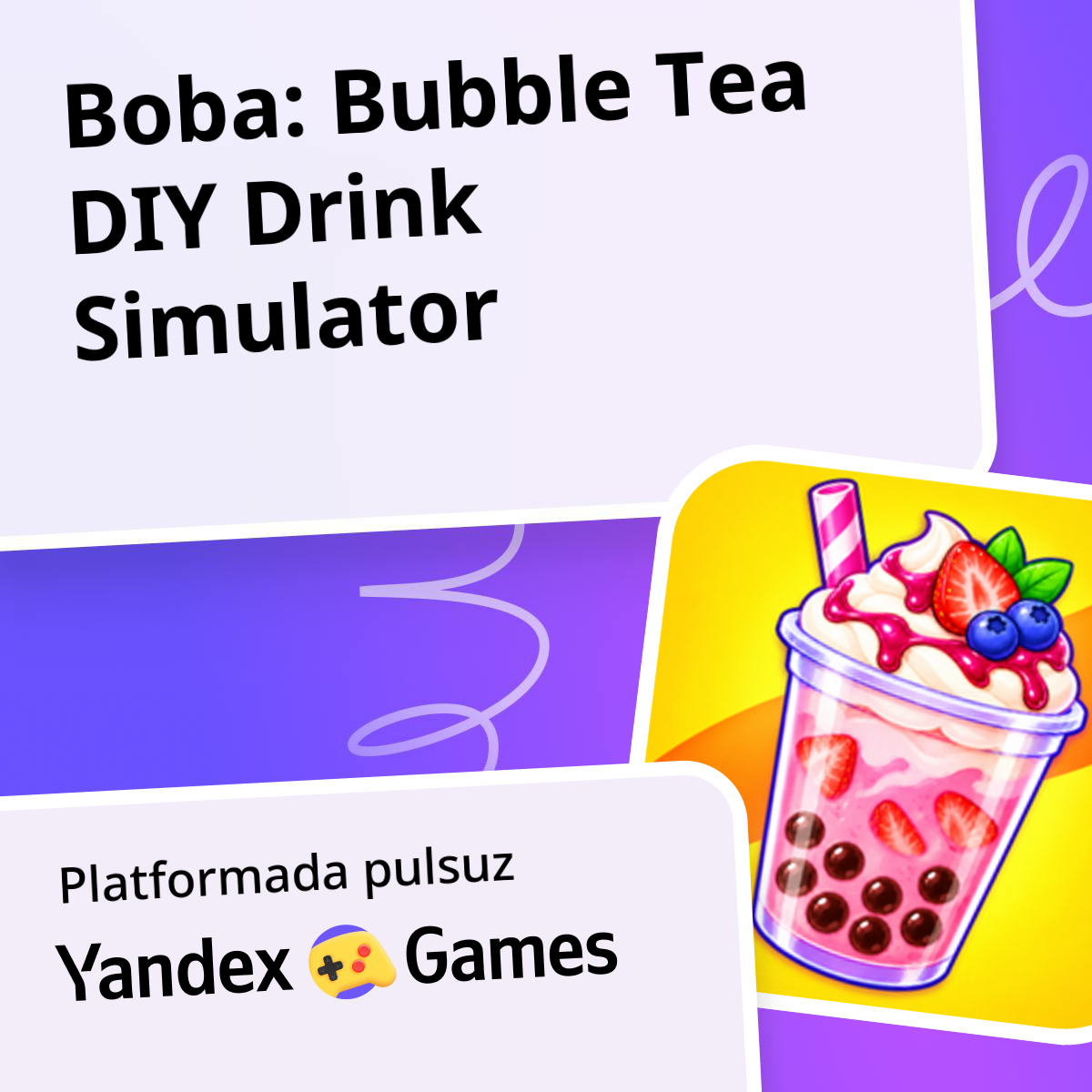 Boba: Bubble Tea DIY Drink Simulator - Yandex Games-də pulsuz onlayn ...