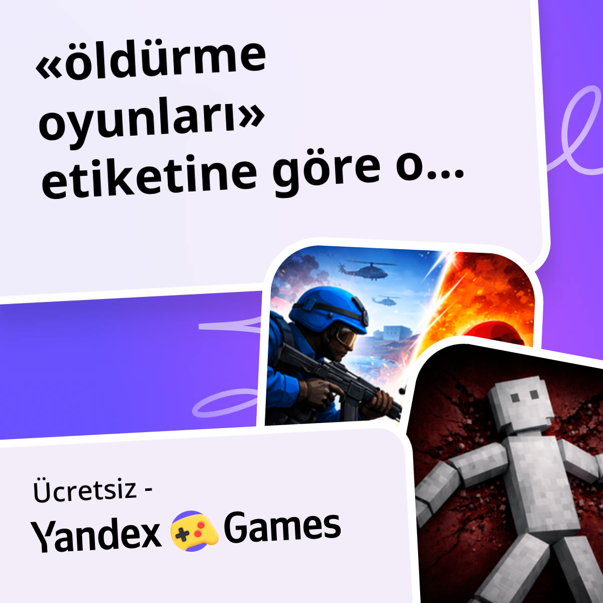 öldürme oyunları Çevrimiçi 🔪 Ücretsiz Yandex Games Oyna