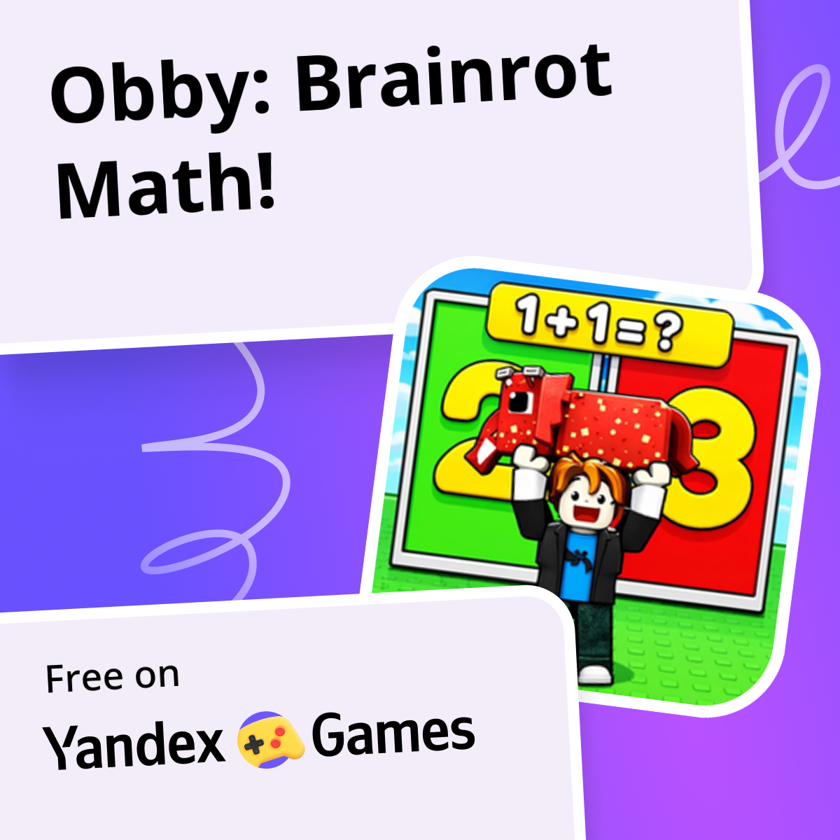 Obby: Brainrot Math! - play online for free on Yandex Games