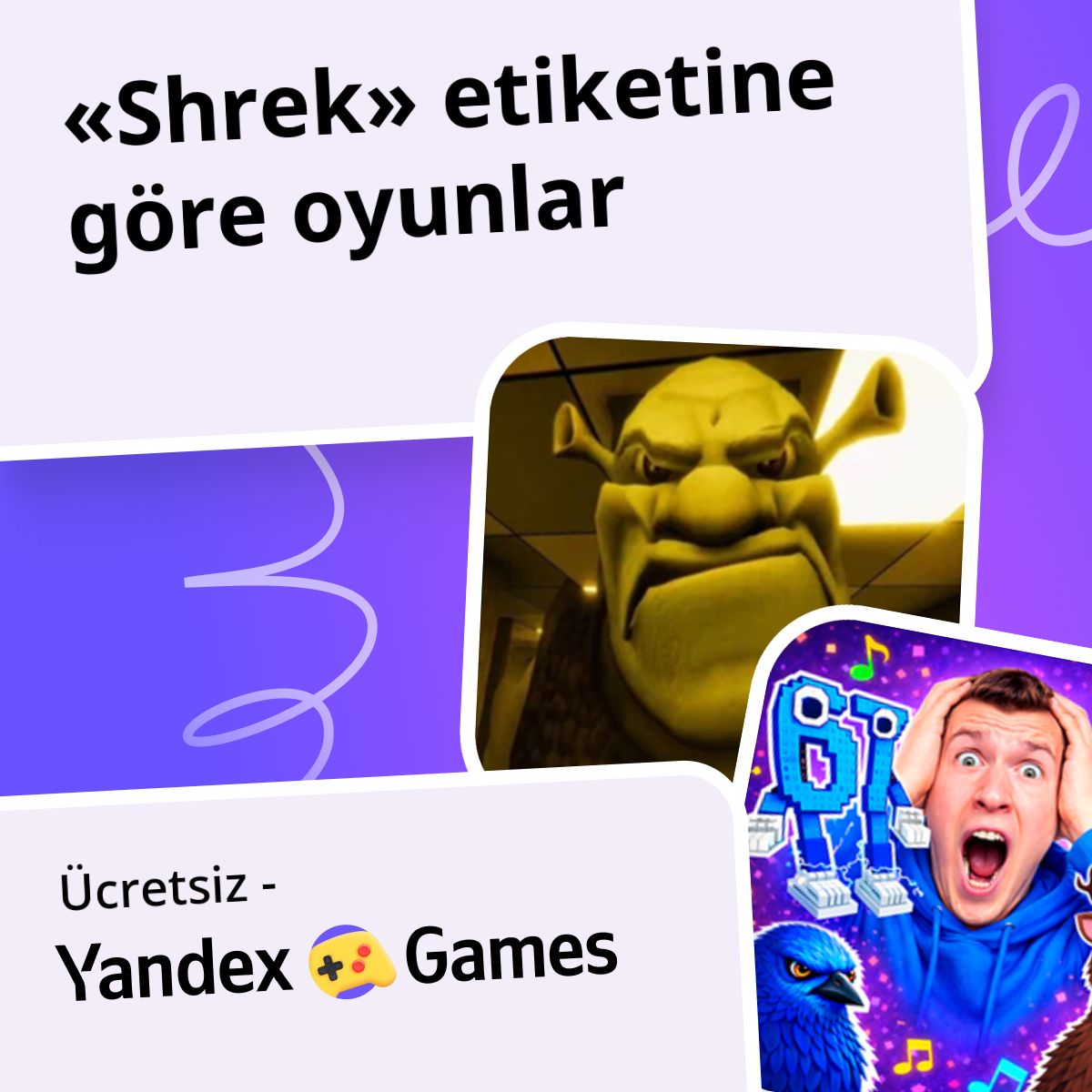Shrek oyunlar Çevrimiçi 👹 Ücretsiz Yandex Games Oyna