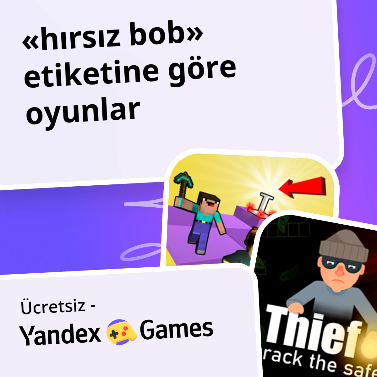 Oyunlar hırsız bob Çevrimiçi 🕵️ Ücretsiz Yandex Games Oyna