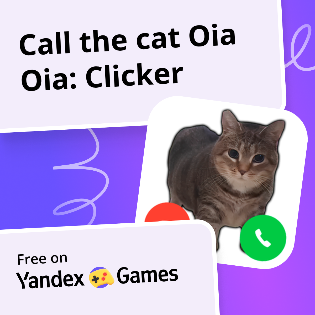 Call the cat Oia Oia: Clicker - play online for free on Yandex Games