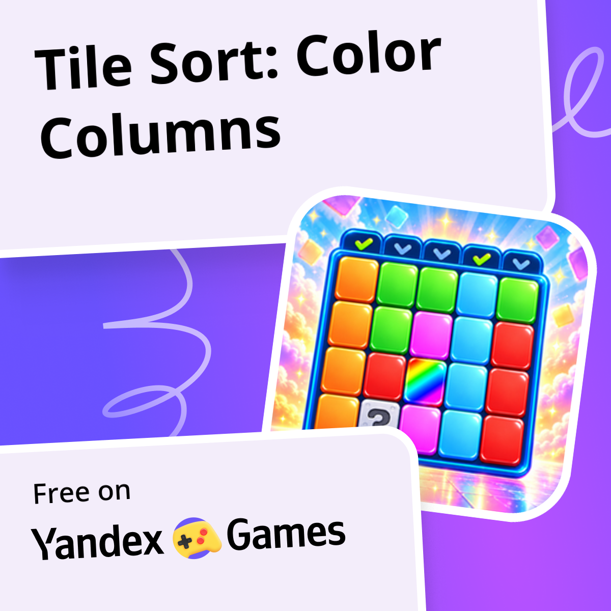 Tile Sort: Color Columns - play online for free on Yandex Games