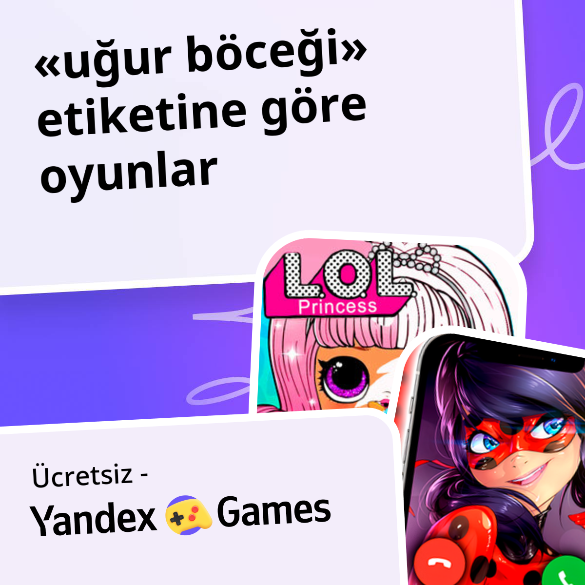 Oyunlar uğur böceği Çevrimiçi 🦋 Ücretsiz Yandex Games Oyna