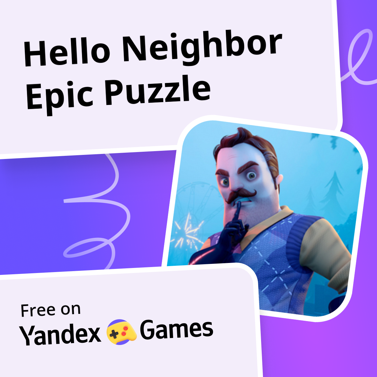 Hello Neighbor Epic Puzzle (توسط Games_Craft)- بازی آنلاین به صورت ...
