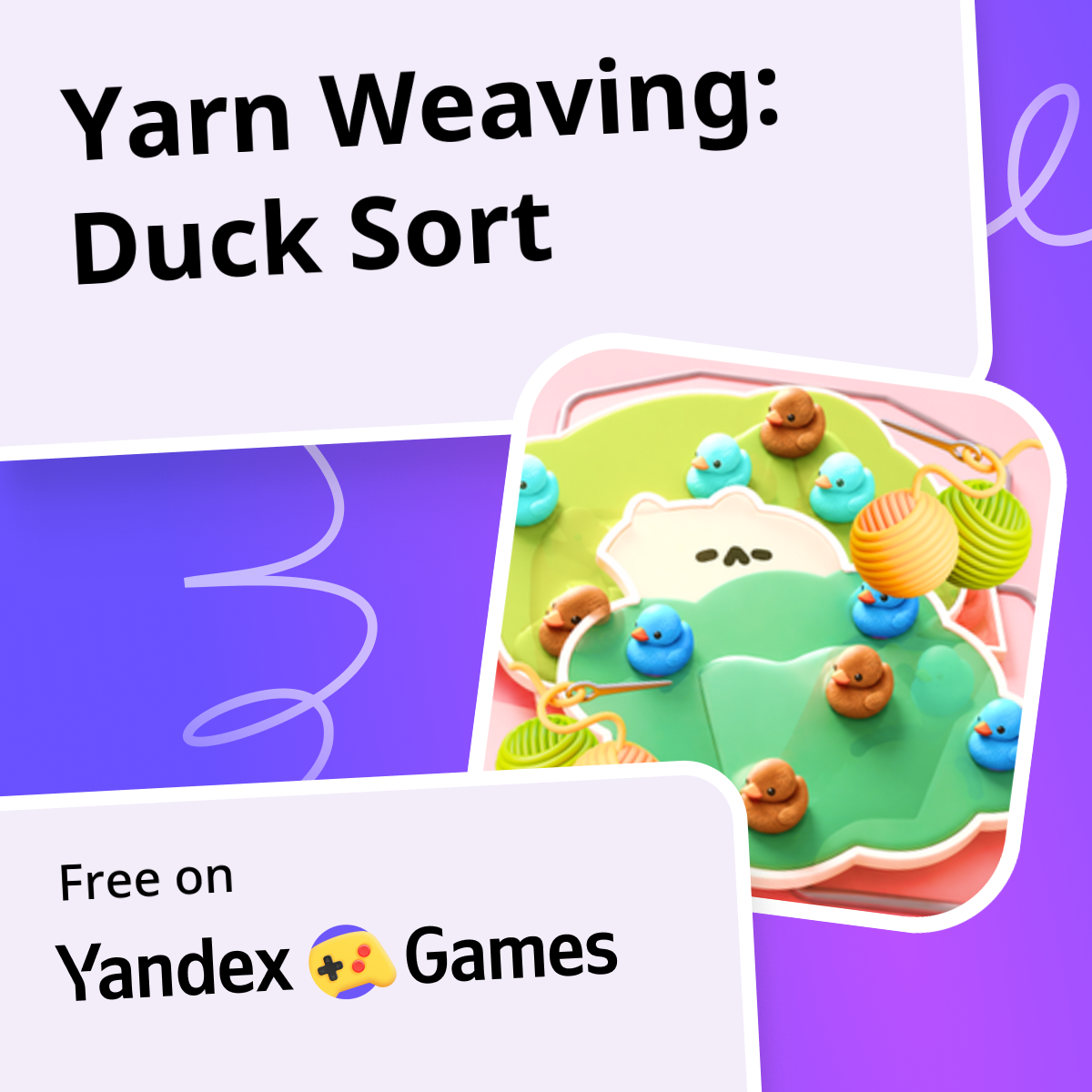 Yarn Weaving: Duck Sort - play online for free on Yandex Games