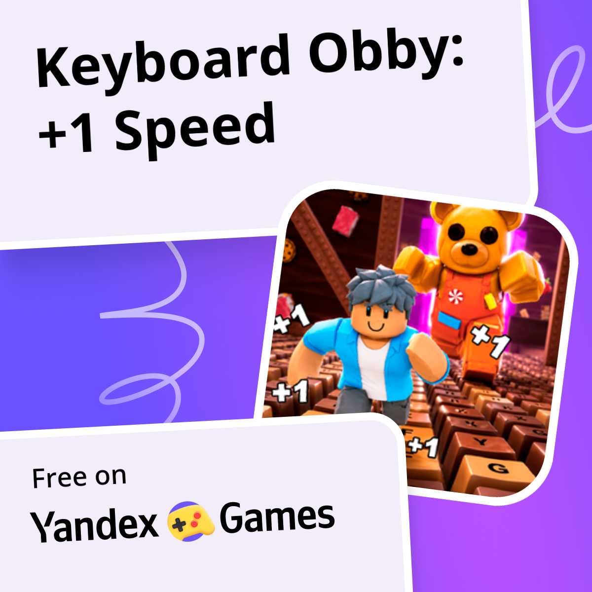 Keyboard Obby: +1 Speed