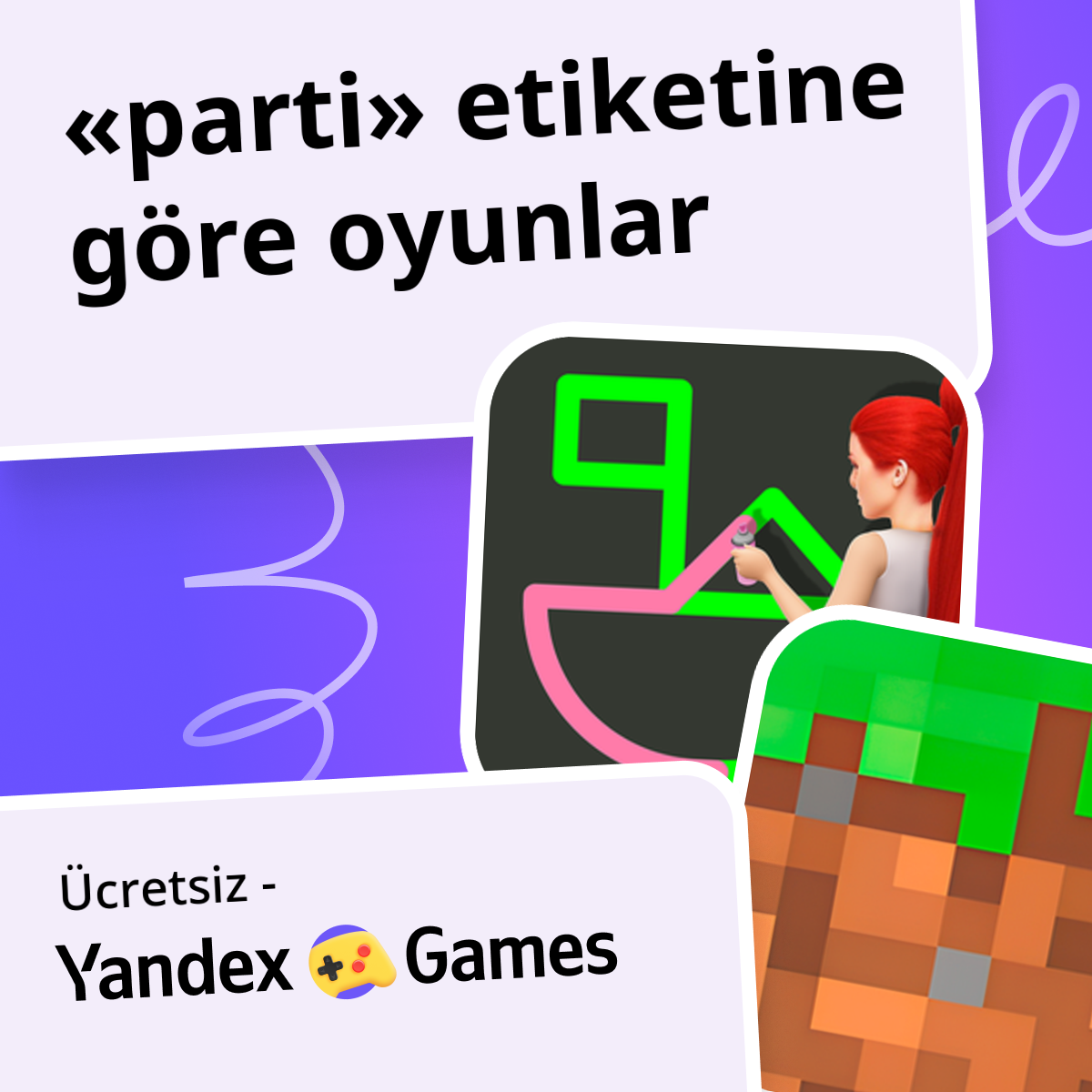 Parti oyunlar Çevrimiçi 🎉 Ücretsiz Yandex Games Oyna
