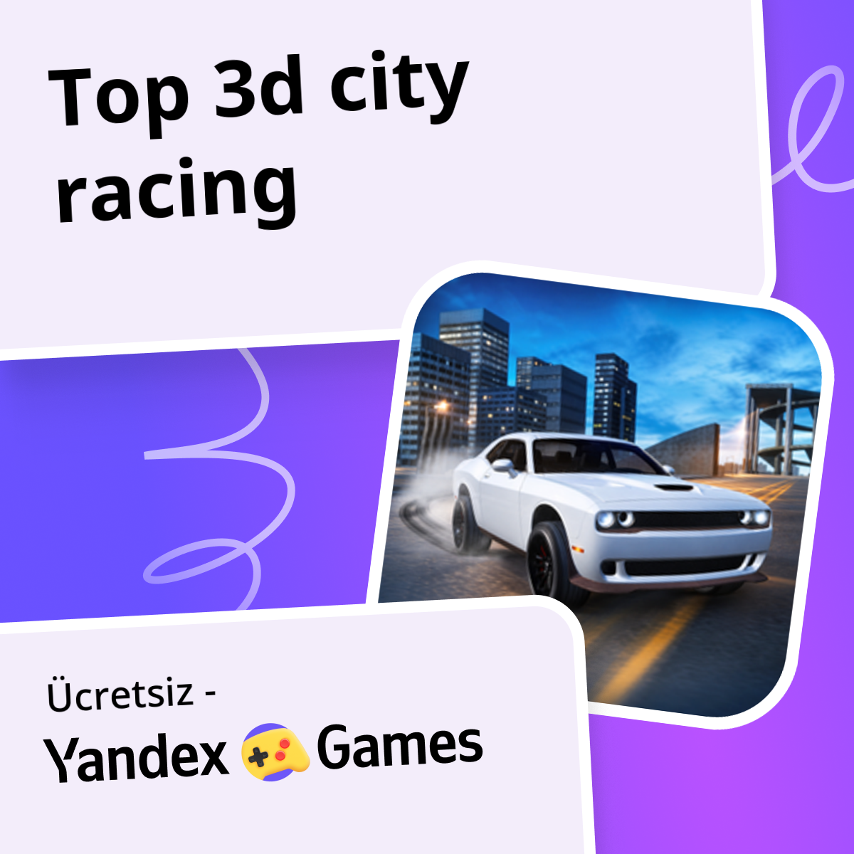 Top 3d city racing - oynayın Yandex Games üzerinde ücretsiz çevrimiçi