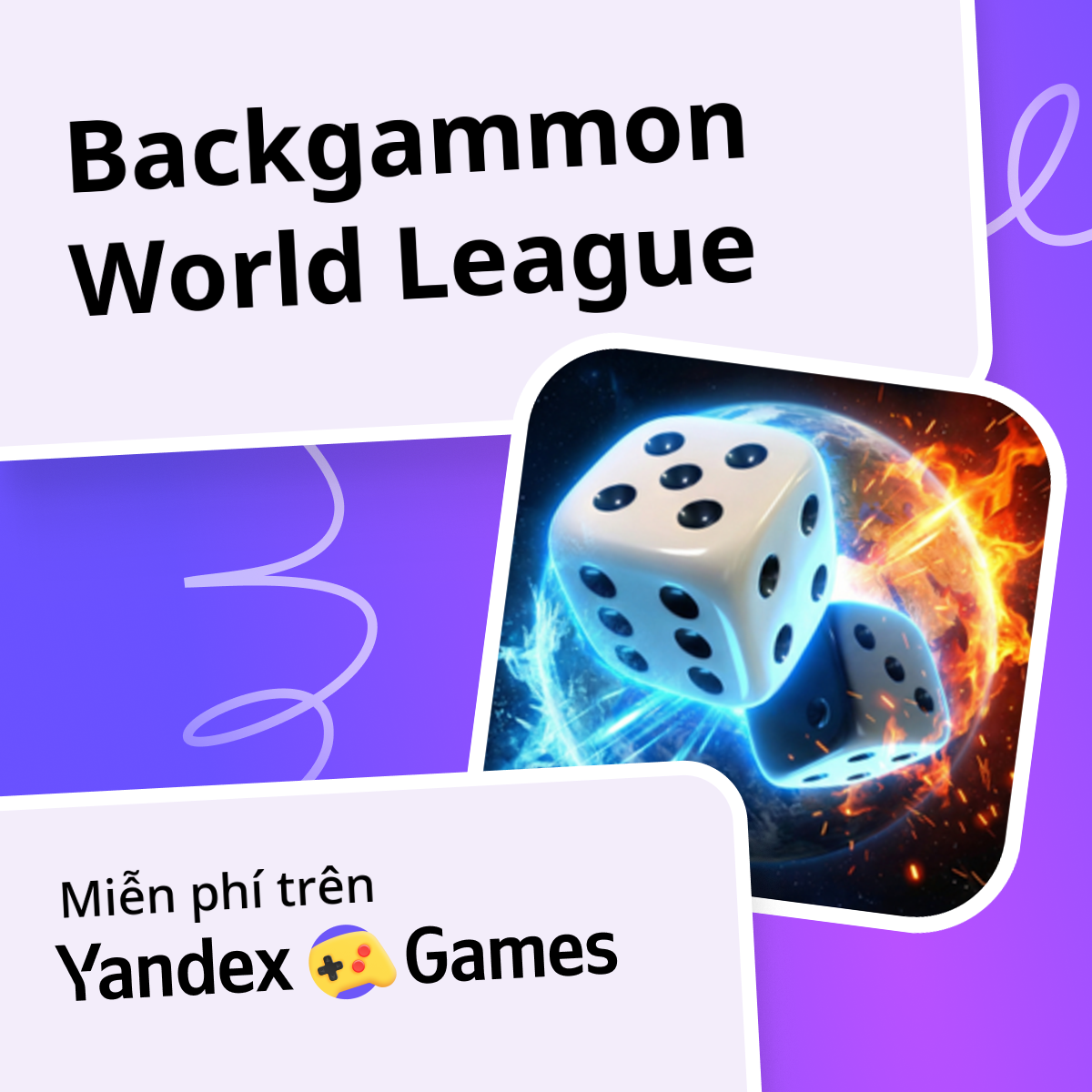 Backgammon World League - chơi trực tuyến miễn phí trên Yandex Games