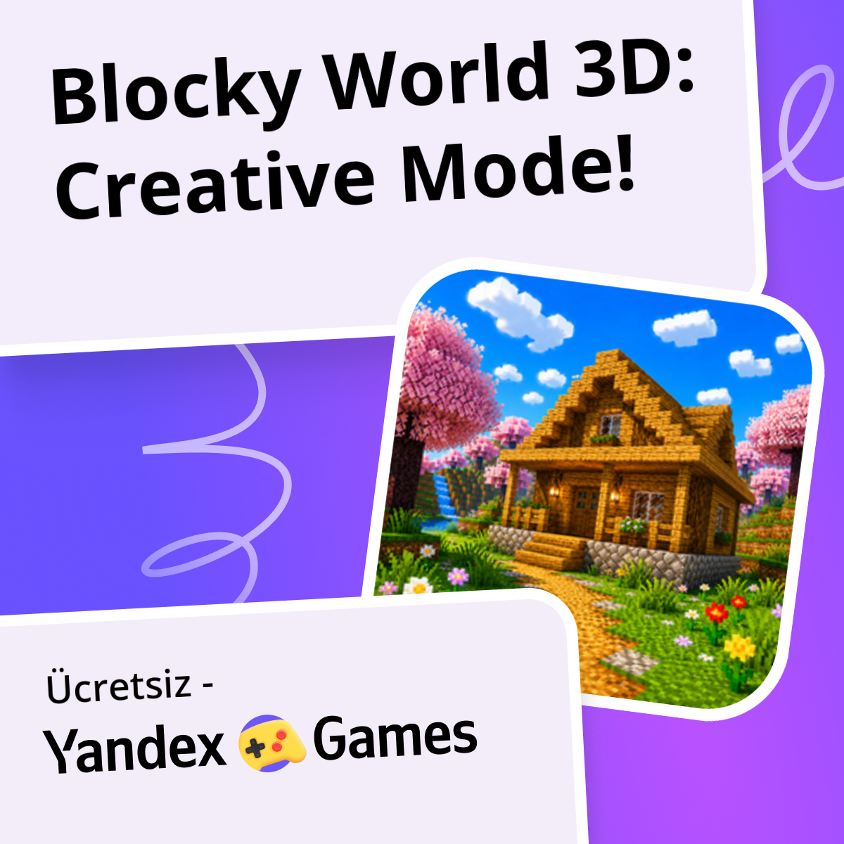 Blocky World 3D: Creative Mode! - oynayın Yandex Games üzerinde ...