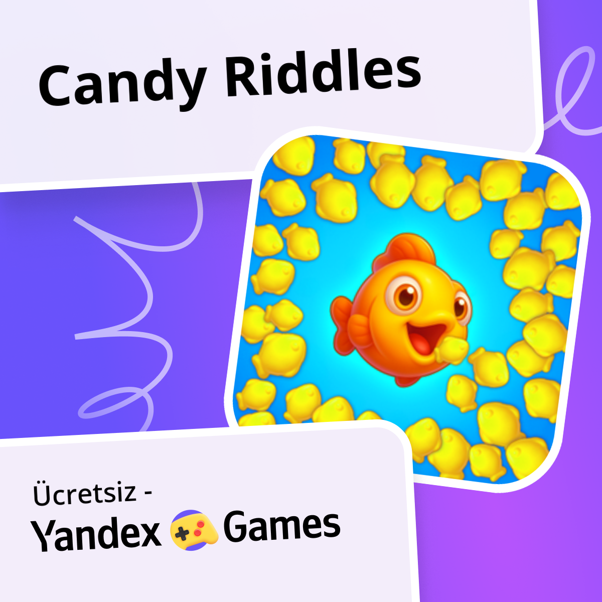 Candy Riddles - oynayın Yandex Games üzerinde ücretsiz çevrimiçi