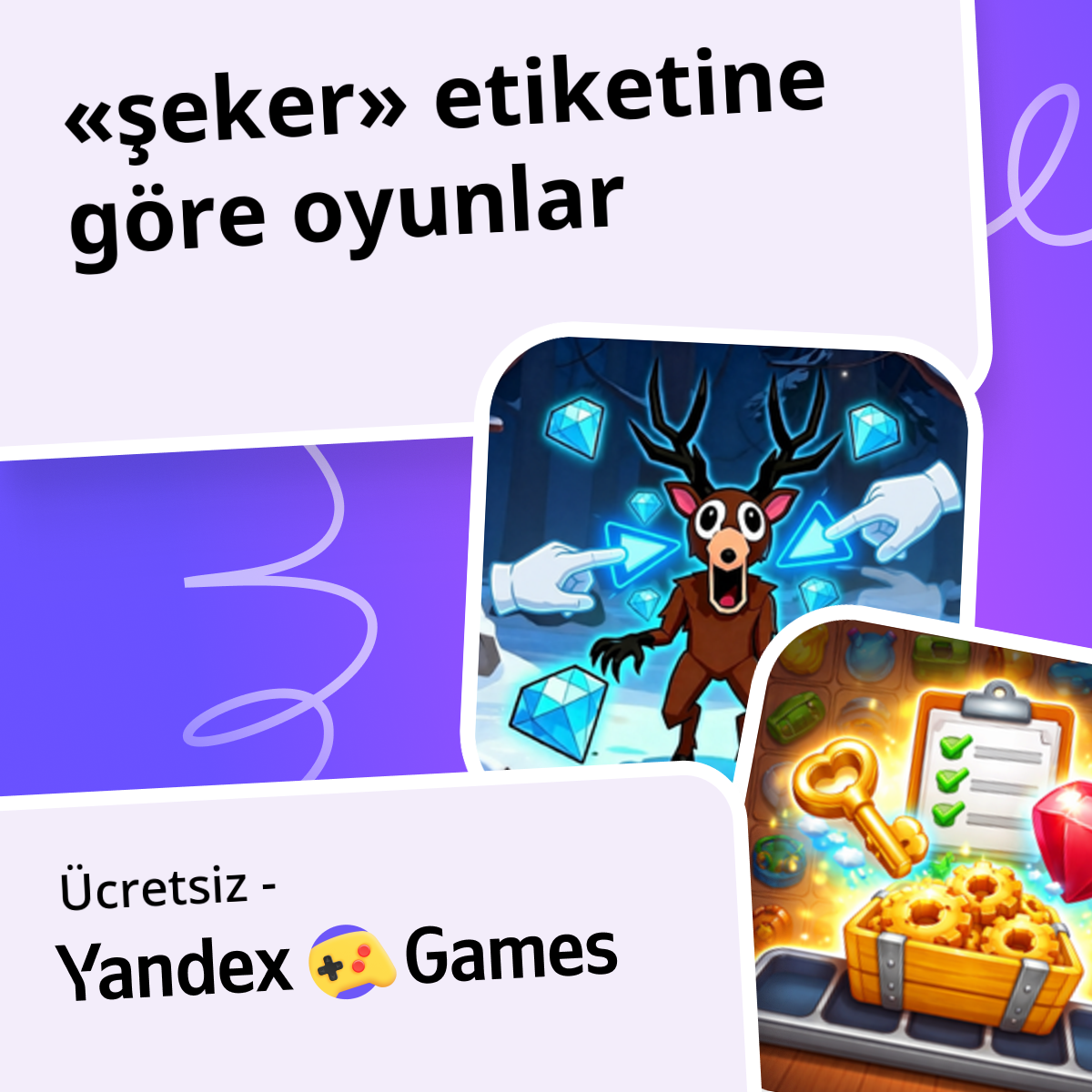 Oyunlar şeker Çevrimiçi 🍬 Ücretsiz Yandex Games Oyna