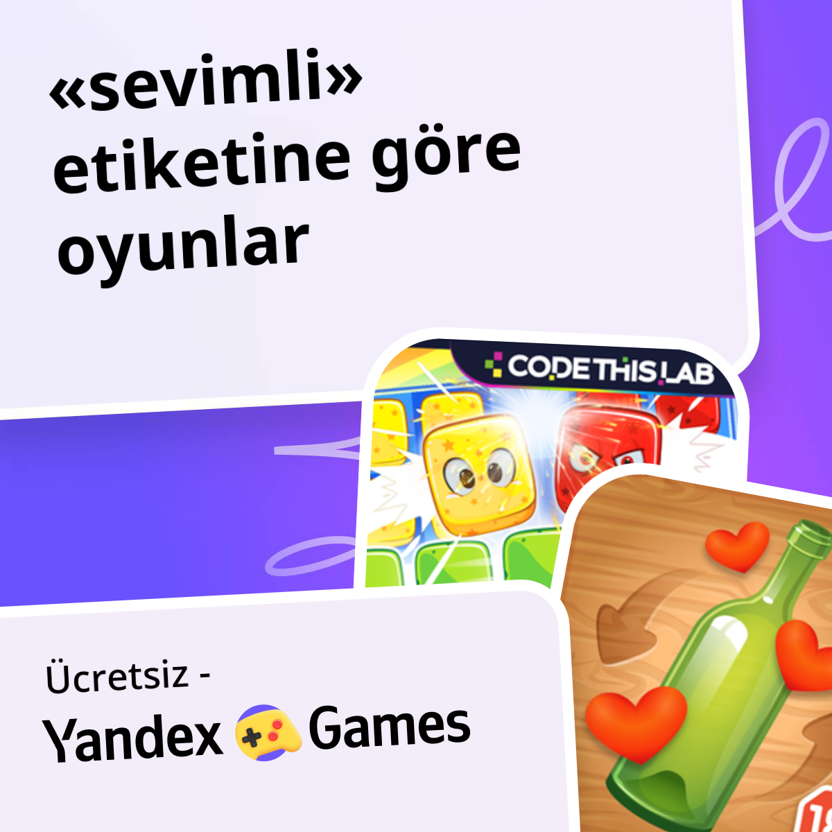 Sevimli oyunlar Çevrimiçi 😻💕 Ücretsiz Yandex Games Oyna