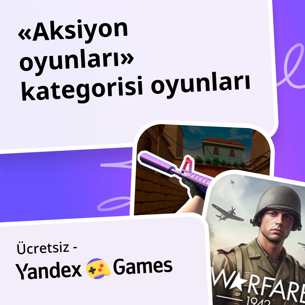 Aksiyon oyunları Çevrimiçi 🔫 Ücretsiz Yandex Games Oyna