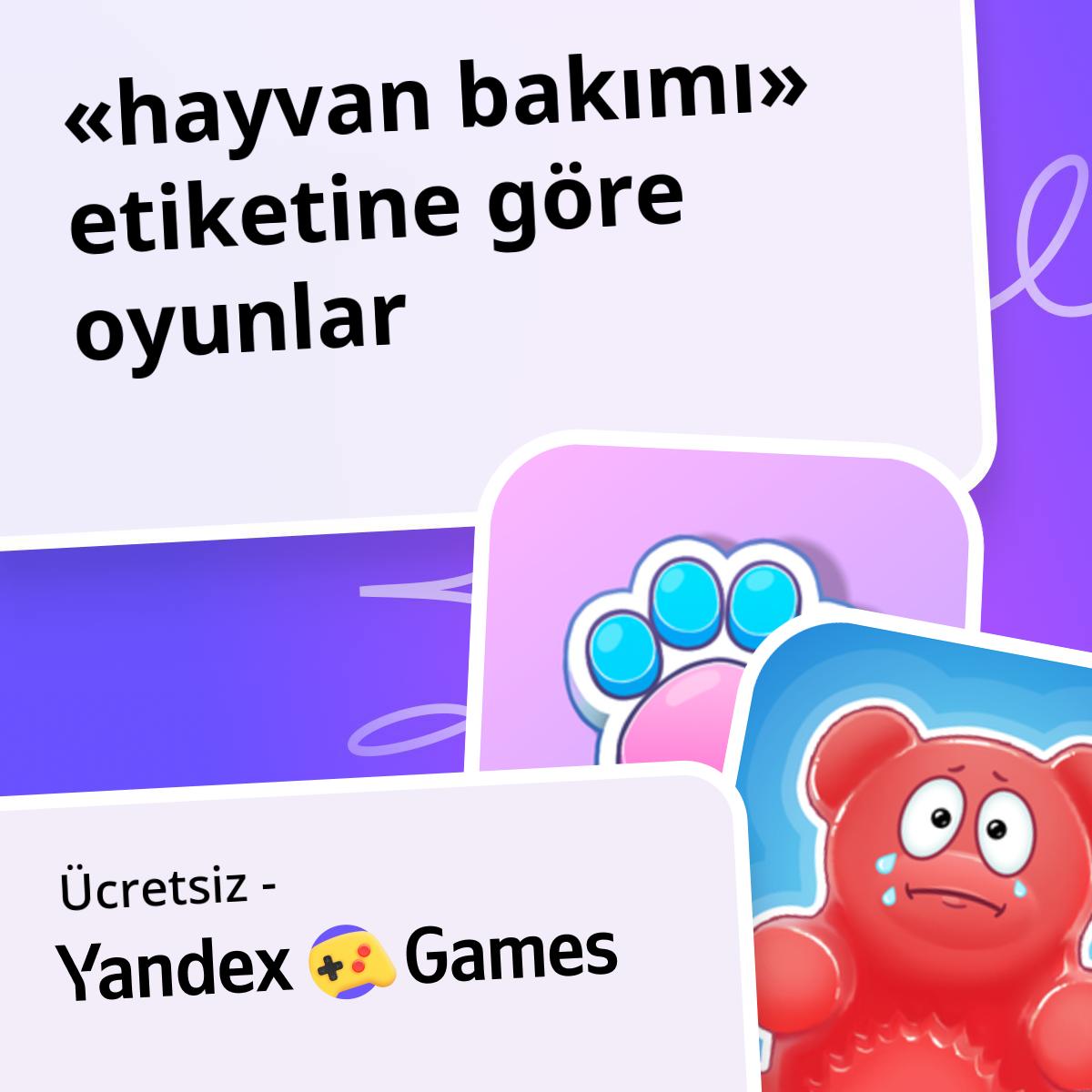 Oyunlar hayvan bakımı Çevrimiçi 🐾 Ücretsiz Yandex Games Oyna
