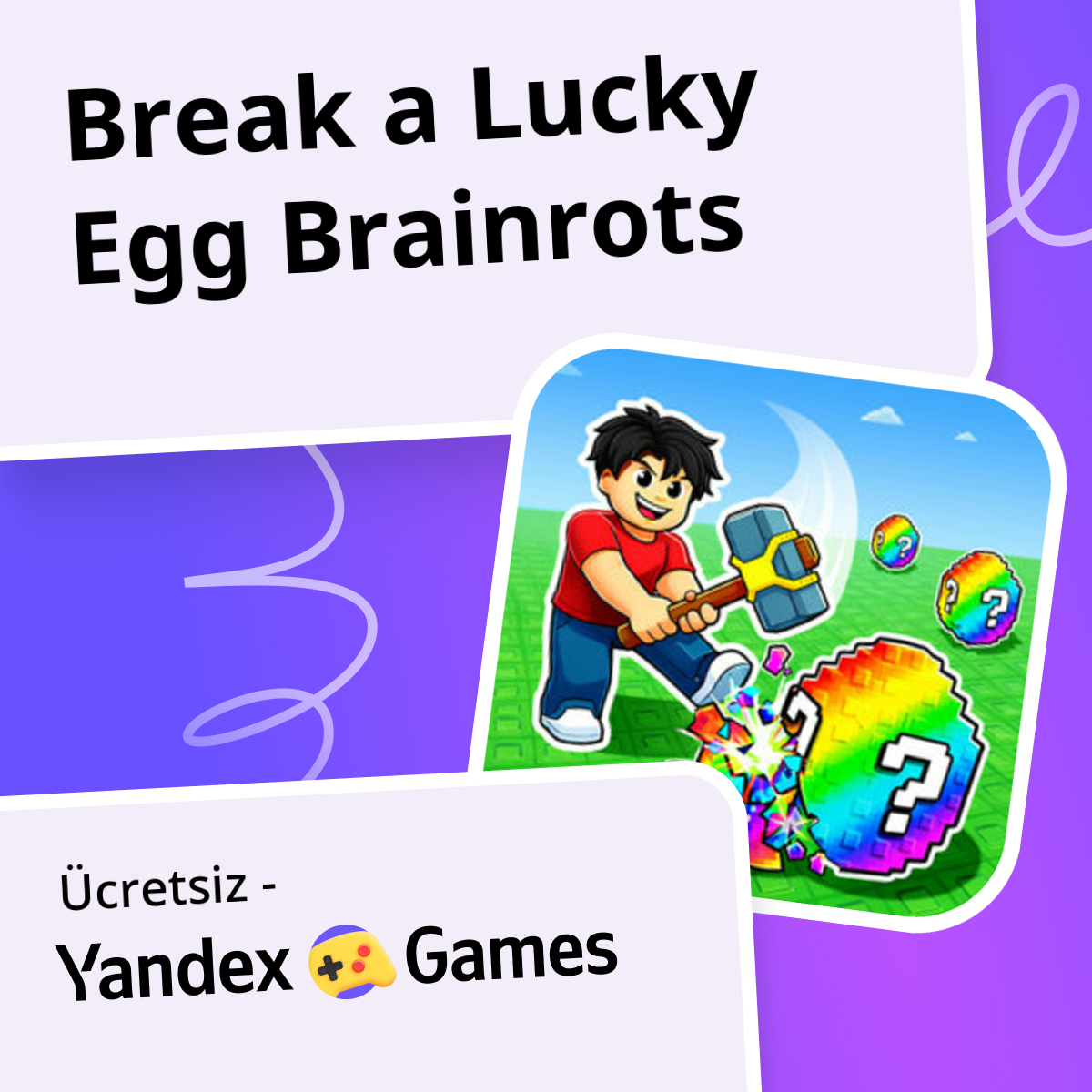 Break a Lucky Egg Brainrots - oynayın Yandex Games üzerinde ücretsiz ...