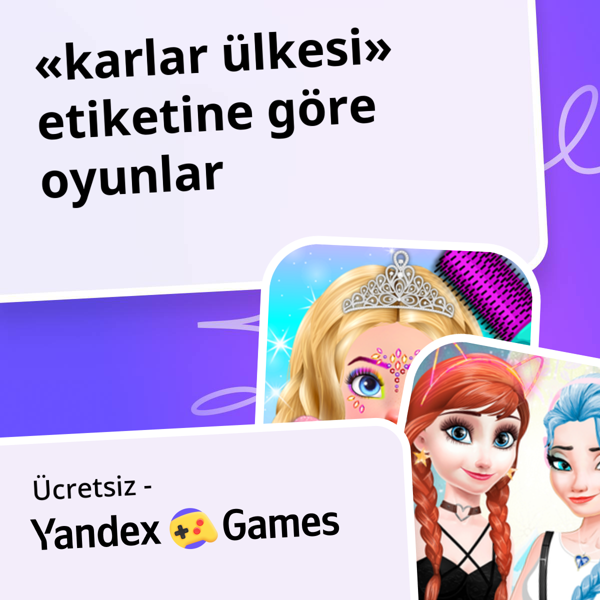 Oyunlar karlar ülkesi Çevrimiçi ❄️ Ücretsiz Yandex Games Oyna