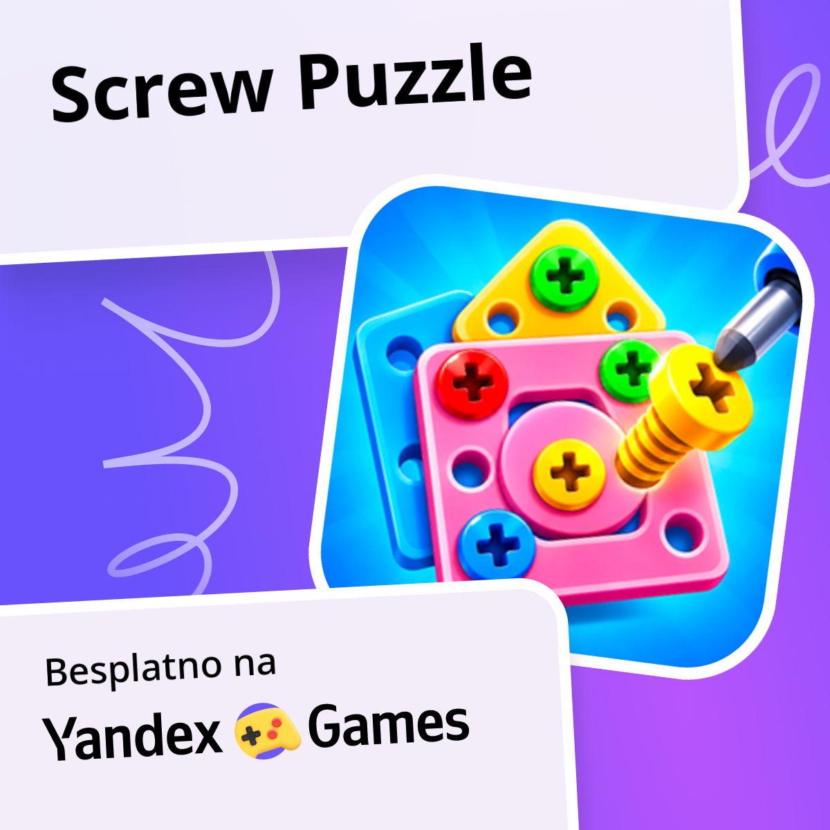 Screw Puzzle - igrajte besplatno na Yandex Games