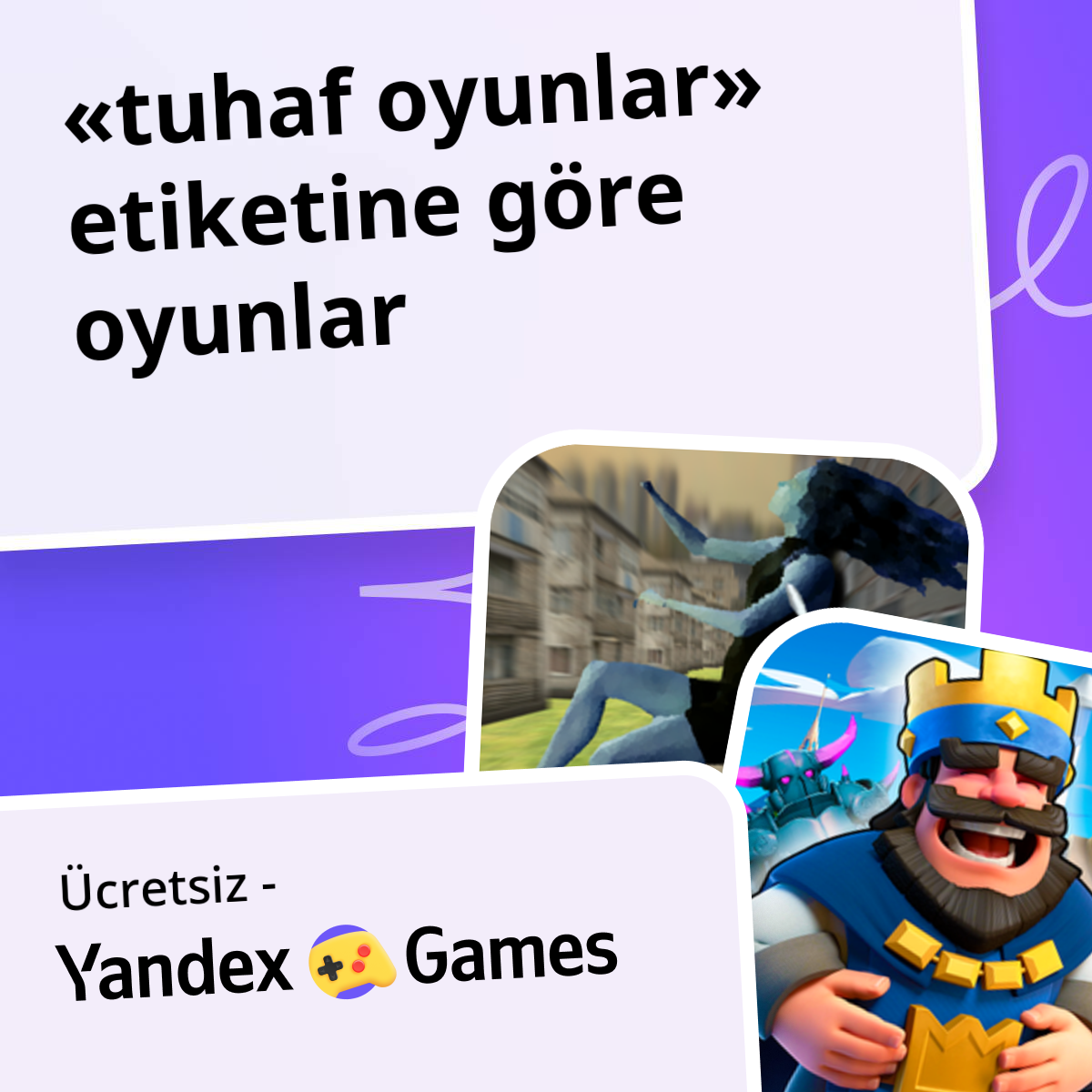 Tuhaf oyunlar Çevrimiçi 🤯 Ücretsiz Yandex Games Oyna