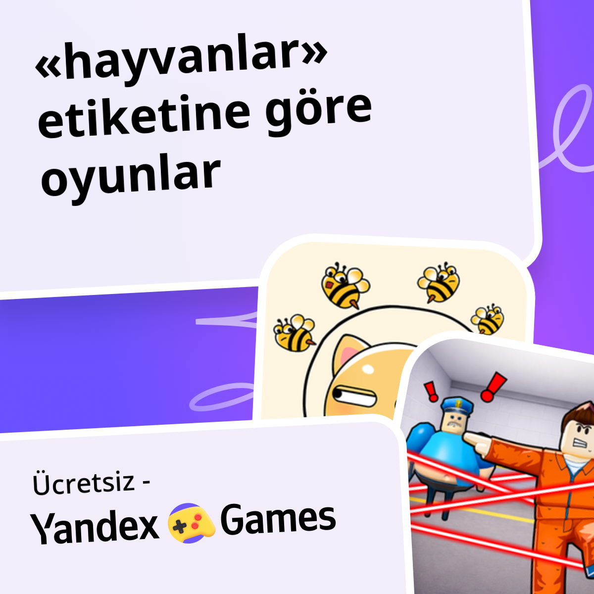 Hayvanlar oyunlar Çevrimiçi 🐾 Ücretsiz Yandex Games Oyna