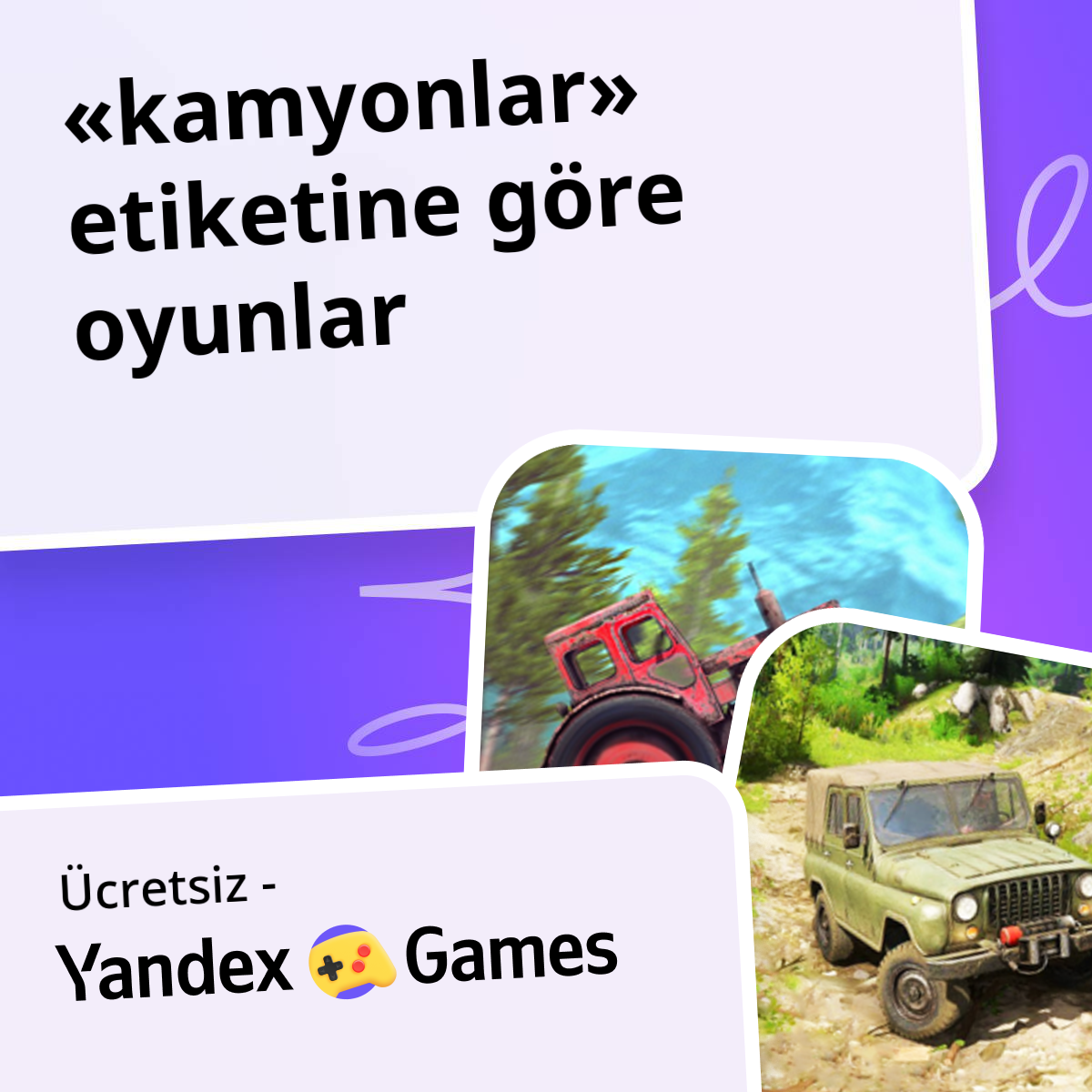 Kamyonlar oyunlar Çevrimiçi 🚚 Ücretsiz Yandex Games Oyna