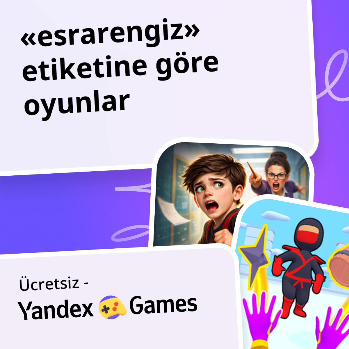 Esrarengiz oyunlar Çevrimiçi 🧟‍♂️🏚️ Ücretsiz Yandex Games Oyna