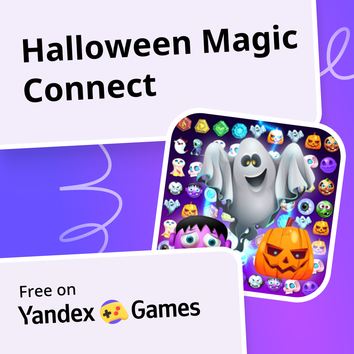 Halloween Magic Connect - به صورت رایگان آنلاین در Yandex Games بازی کنید