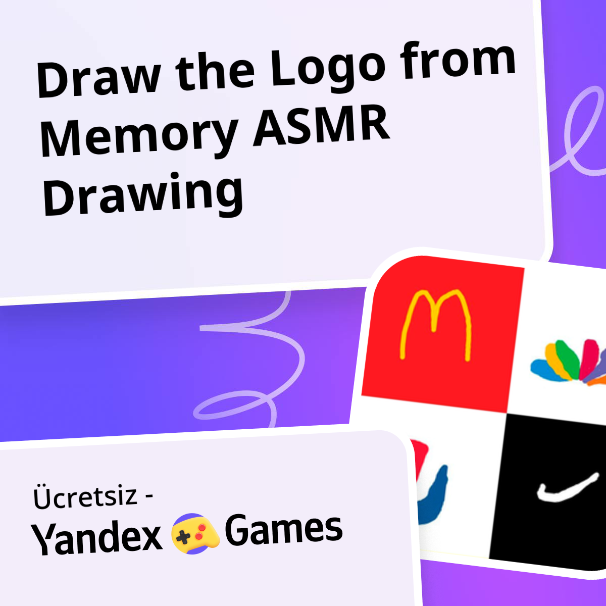 Draw the Logo from Memory ASMR Drawing - oynayın Yandex Games üzerinde ...