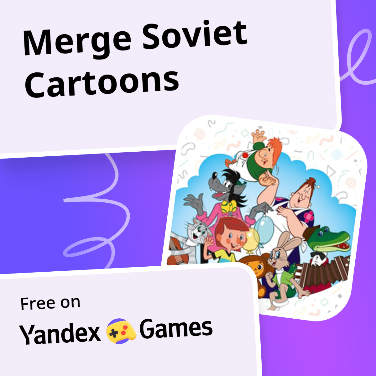 Merge Soviet Cartoons - play online for free on Yandex Games