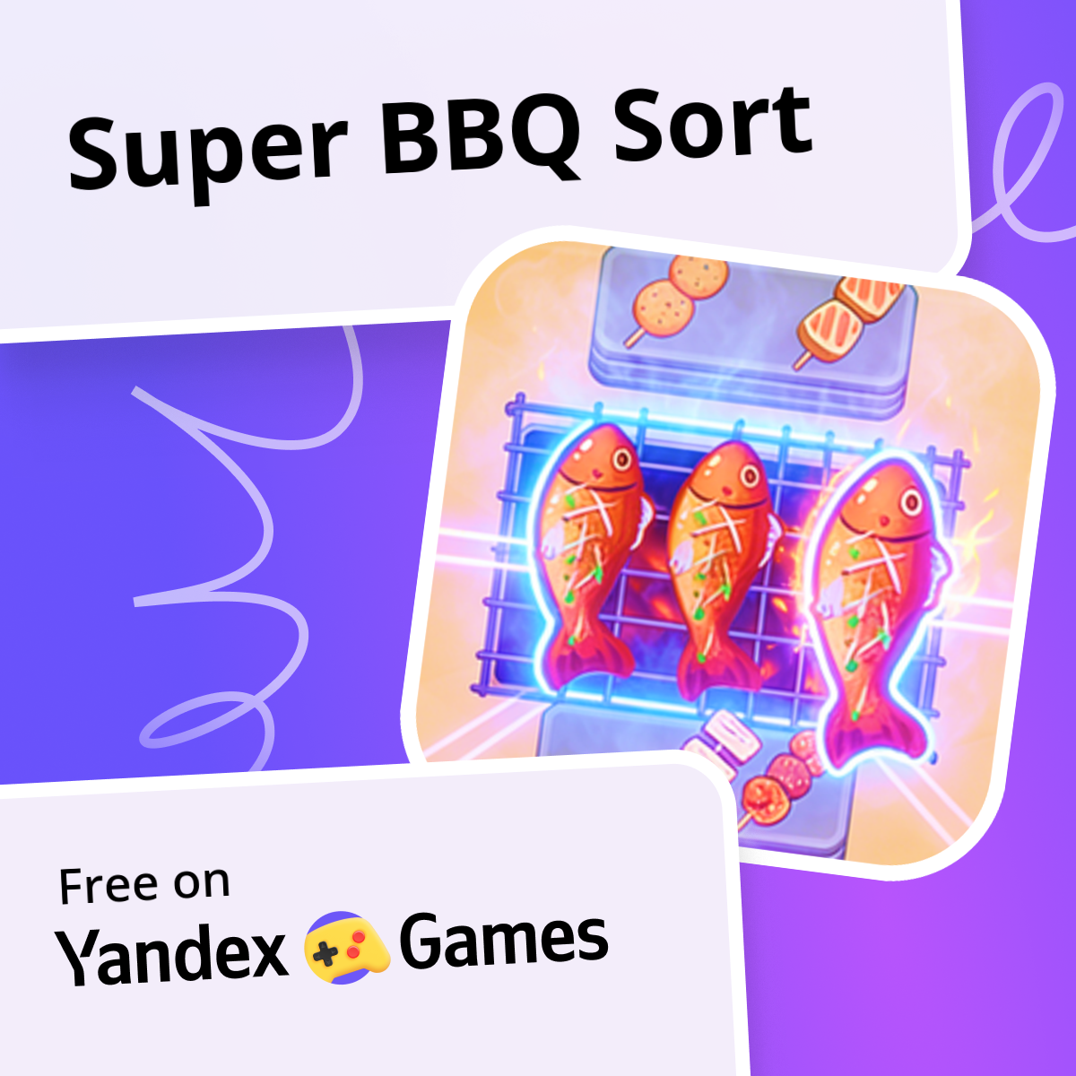 Super BBQ Sort - play online for free on Yandex Games