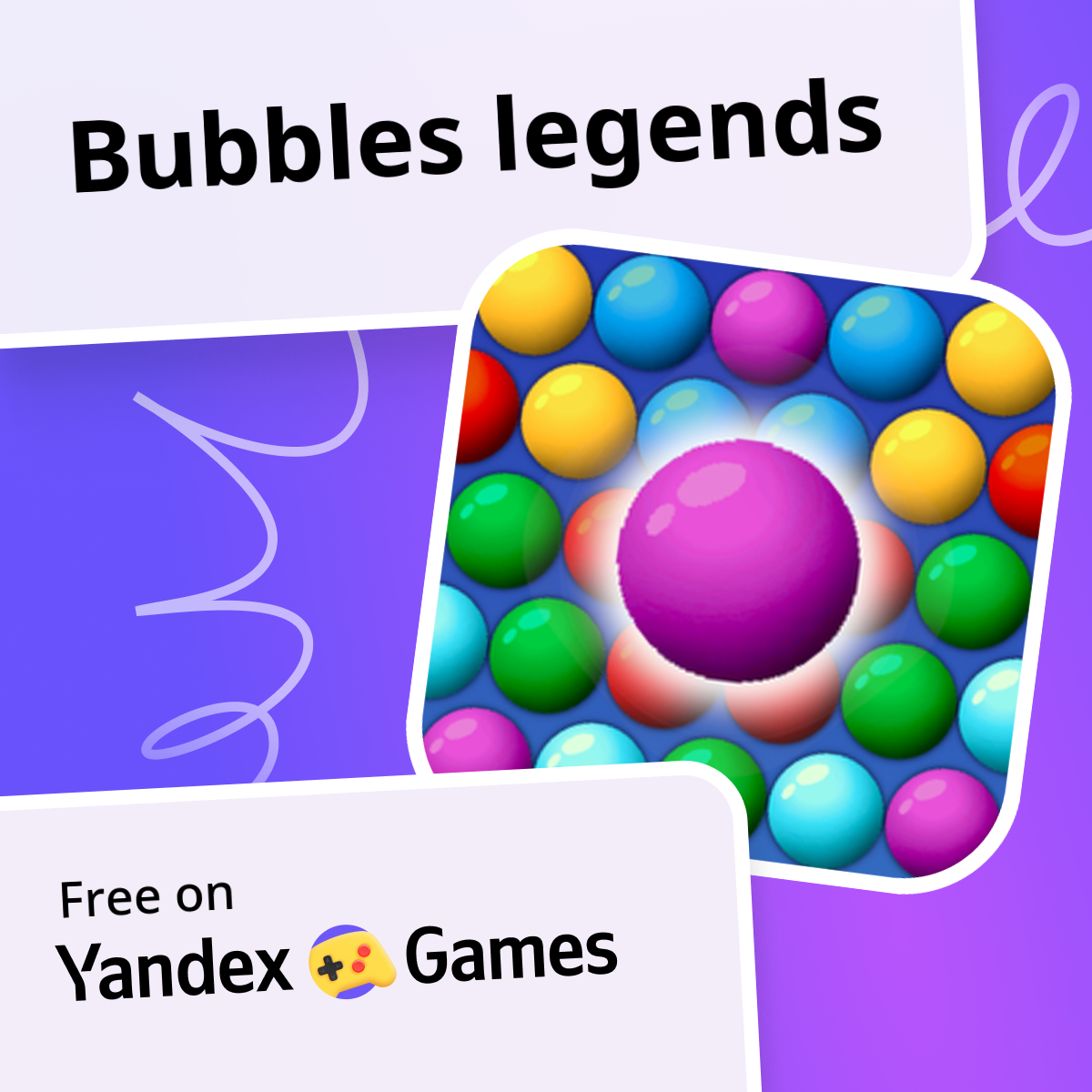Bubbles legends - play online for free on Yandex Games
