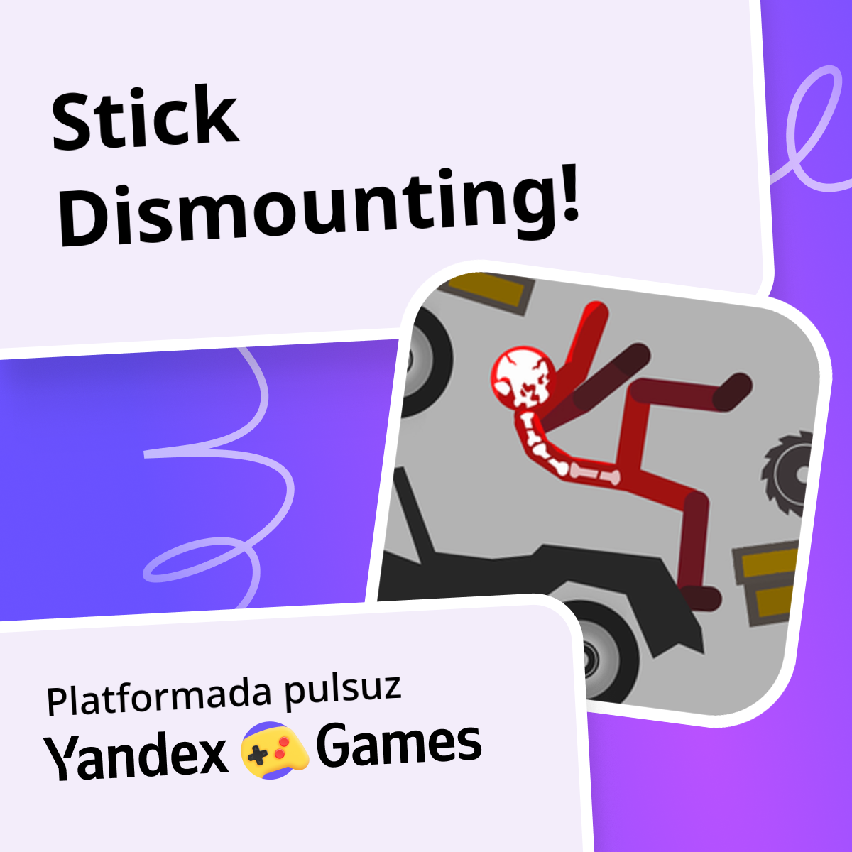 Stick Dismounting! - Yandex Games-də pulsuz onlayn oynayın