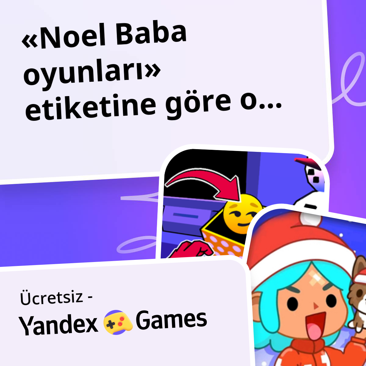 Noel Baba oyunları Çevrimiçi 🎅 Ücretsiz Yandex Games Oyna