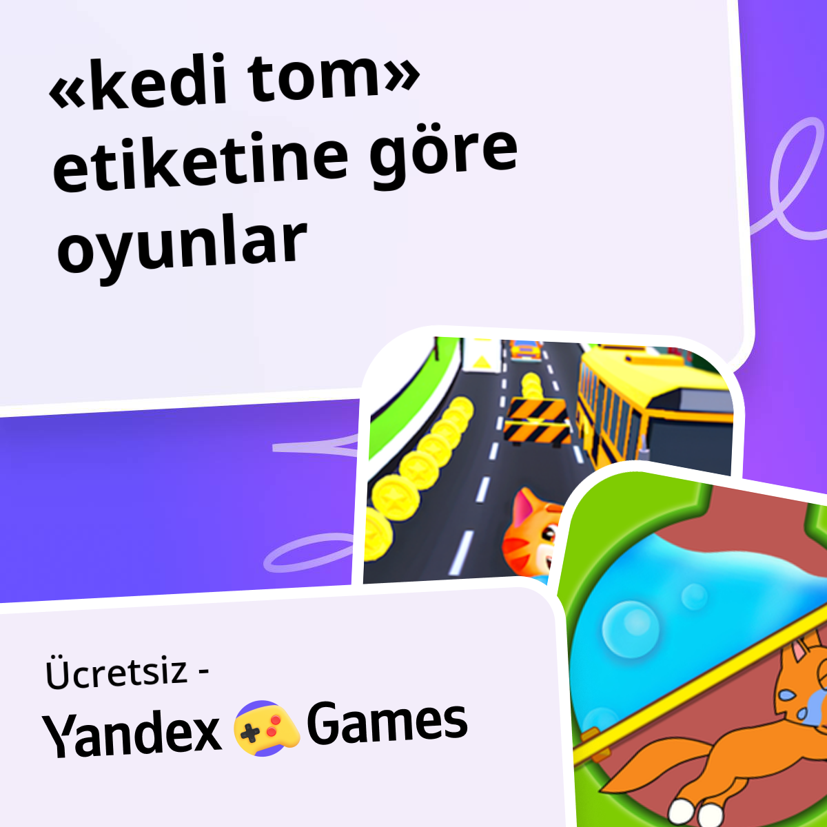 Kedi tom oyunlar Çevrimiçi 🐈 Ücretsiz Yandex Games Oyna