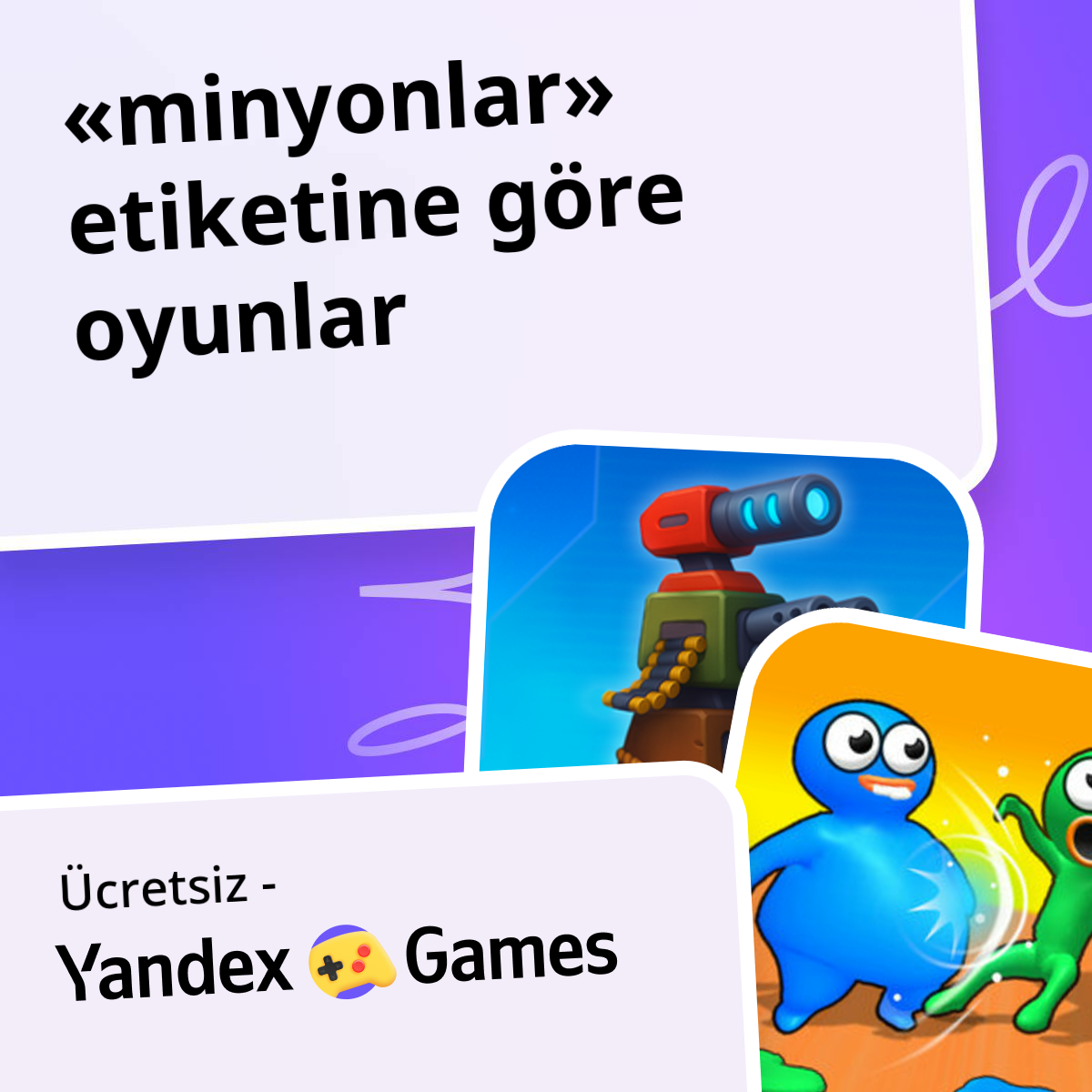 Minyonlar oyunlar Çevrimiçi 💛🍌 Ücretsiz Yandex Games Oyna