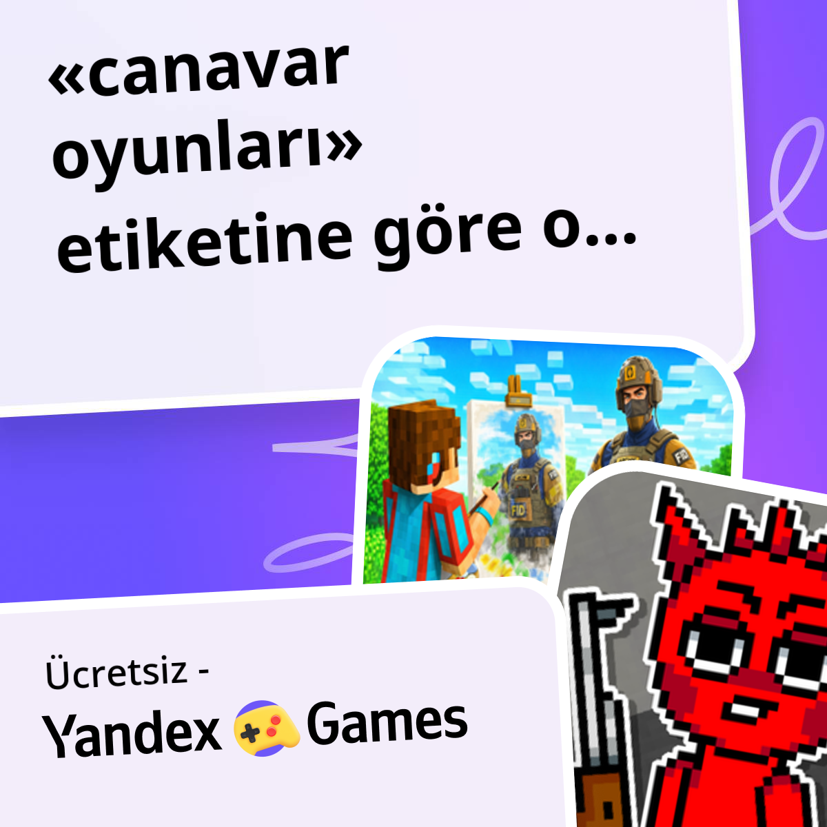 canavar oyunları Çevrimiçi 👾 Ücretsiz Yandex Games Oyna