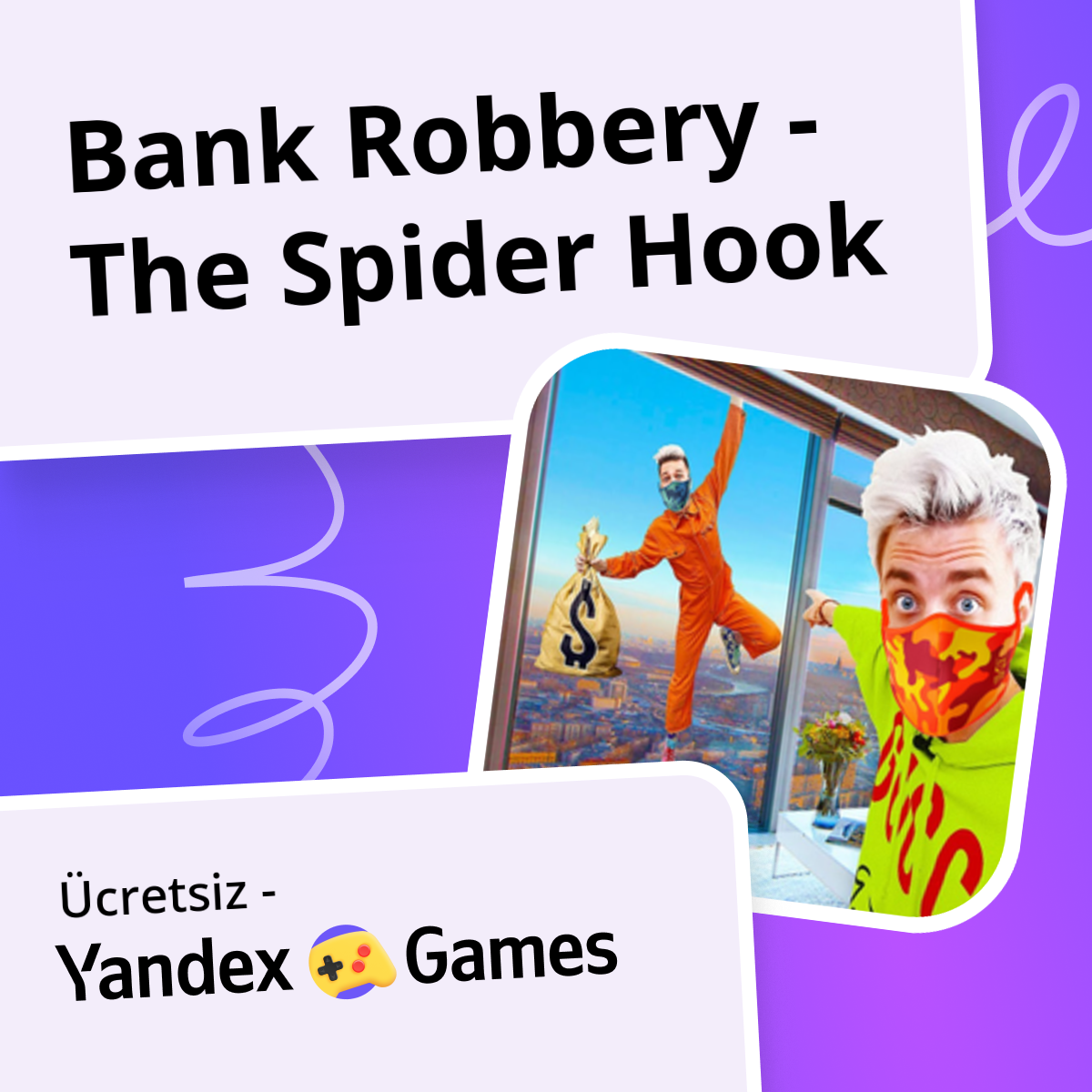 Bank Robbery - The Spider Hook - oynayın Yandex Games üzerinde ücretsiz ...