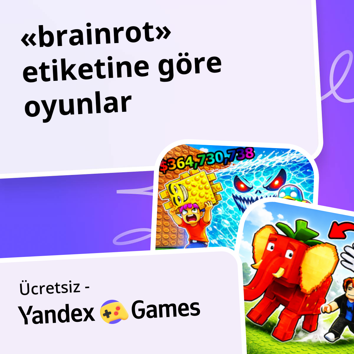 Brainrot oyunlar Çevrimiçi - Ücretsiz Yandex Games Oyna