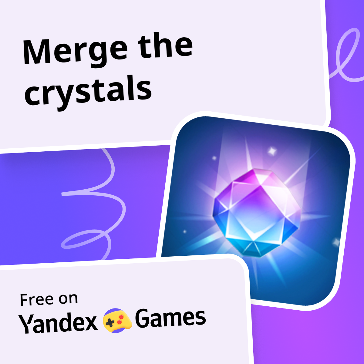 Merge the crystals - play online for free on Yandex Games