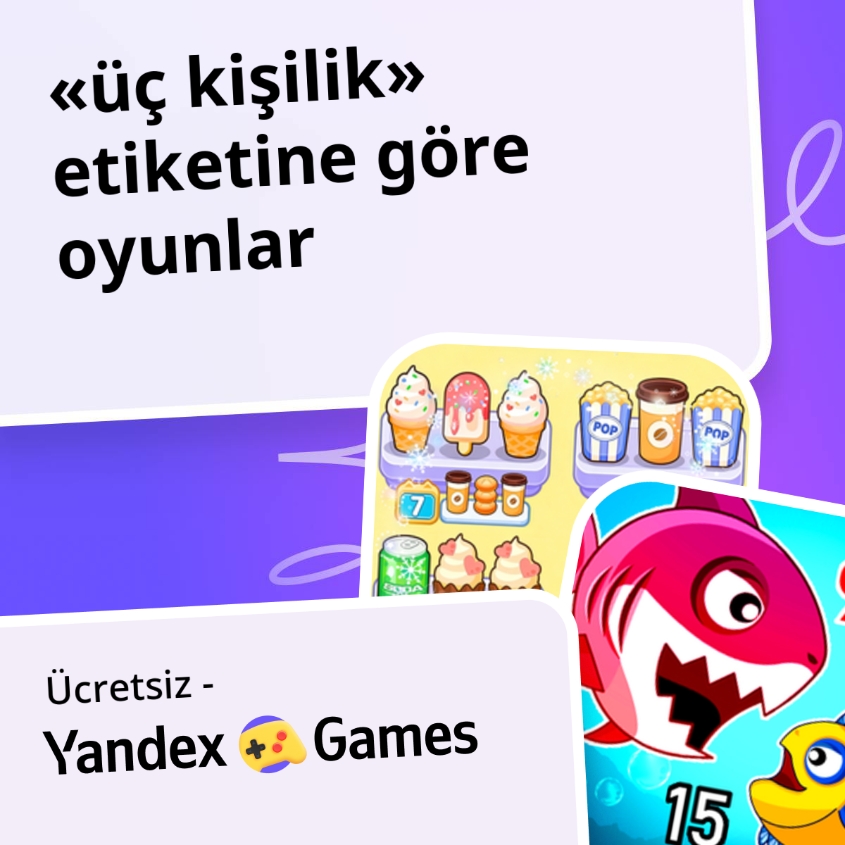 Oyunlar üç kişilik Çevrimiçi 👥 Ücretsiz Yandex Games Oyna