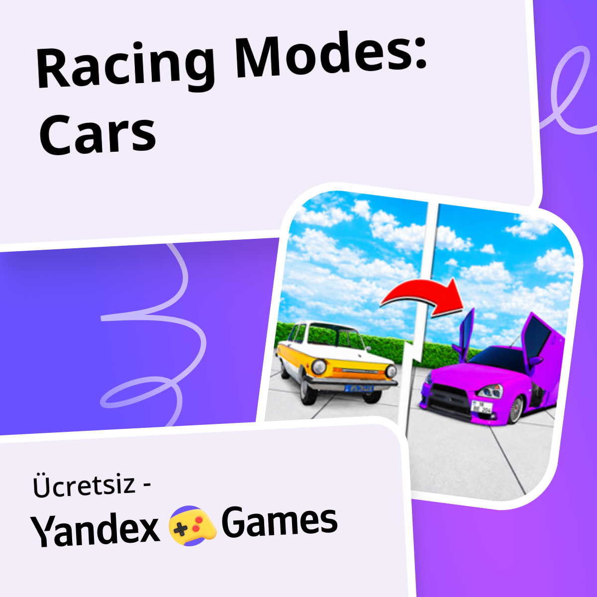 Racing Modes: Cars - oynayın Yandex Games üzerinde ücretsiz çevrimiçi