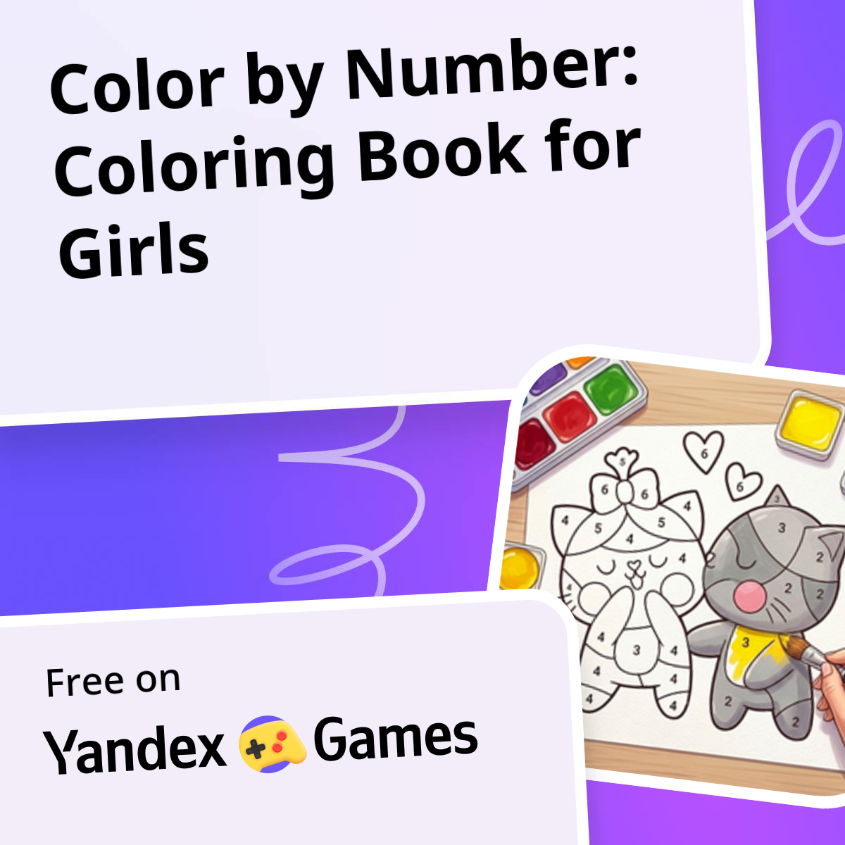 Color by Number: Coloring Book for Girls - play online for free on ...