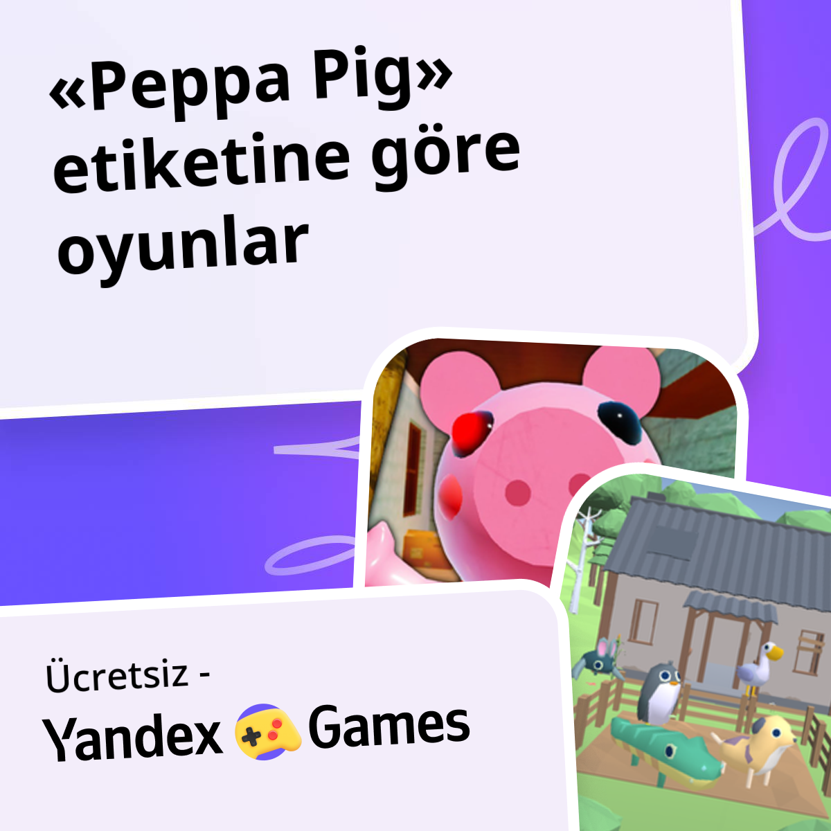 Peppa Pig oyunlar Çevrimiçi 🐷 Ücretsiz Yandex Games Oyna
