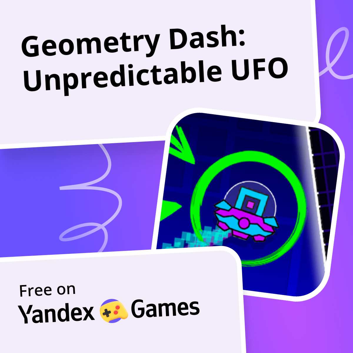 Geometry Dash: Unpredictable UFO (by Nk - Game Developer) - play online ...