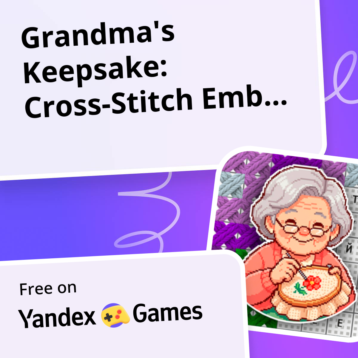 Grandma's Keepsake: Cross-Stitch Embroidery - play online for free on ...
